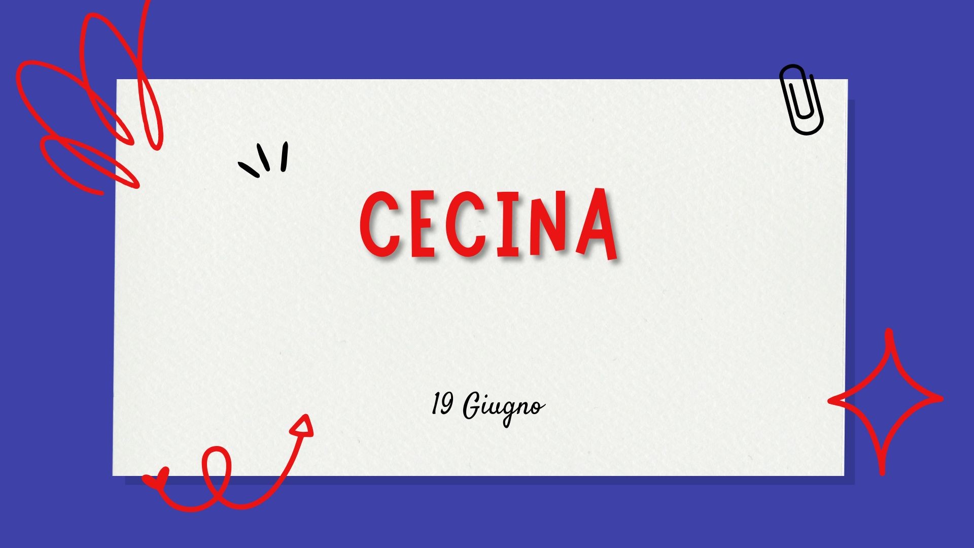 Cecina: Presentazione Più Uno